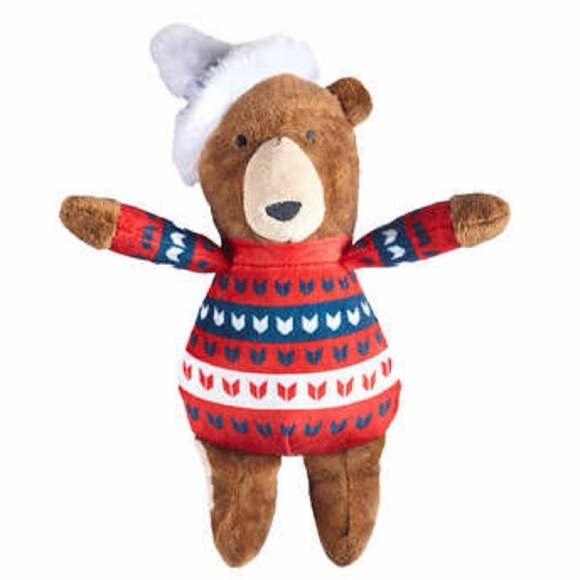 Dog Bone Basket and 6-piece Woodland Dog Toy Set Buddy Buddy - Picture 3 of 8